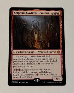 MTG Solphim, Mayhem Dominus - Phyrexia: All Will Be One LP - Image 1
