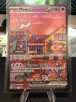 Mew ex SVP 053 Pokemon TCG Scarlet Violet 151 Black Star Promo Full Art | NM - Image 1