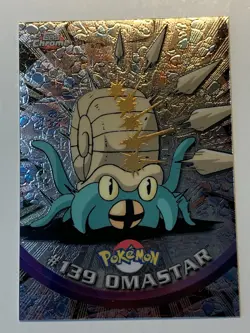 2000 Topps Chrome Pokemon Series 2 #139 Omastar FREE COMBINED SHIPPING - Image 1