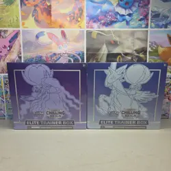 Pokemon TCG Chilling Reign Elite Trainer Box ETB Set Factory Sealed 2 Cover Arts - Image 1