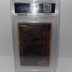 2002 YU-GI-OH! LOB-LEGEND OF BLUE EYES WHITE DRAGON 1ST ED #052 DARK HOLE PSA 10 - Image 2