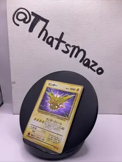 Zapdos Pokemon Card Japanese No.145 Fossil Set 1997 Vintage Holo - Image 2