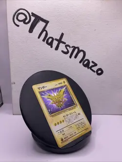 Zapdos Pokemon Card Japanese No.145 Fossil Set 1997 Vintage Holo - Image 3