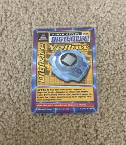 Digivice Yellow ST-62 Digimon Digi Battle Card - Image 1