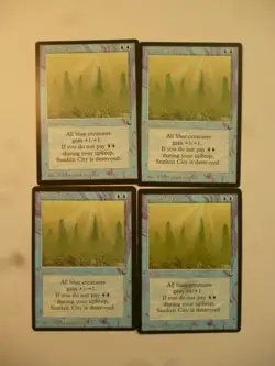 MTG 4 x Sunken City Common Playset LP Magic The Gathering - Image 1