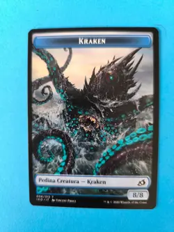 Kraken Pedina / Kraken Token # IKO Magic MTG - Image 1