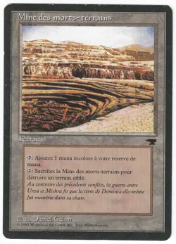 ►Magic-Style◄ MTG - Strip Mine - French Renaissance FBB - Good - Image 1