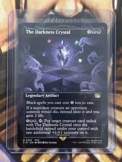 The Darkness Crystal (Borderless) MTG Final Fantasy Regular English - NM/M 🔥 - Image 3
