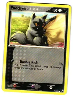 Pokemon Power Keepers Poochyena #058/108 Common Lightly played - Image 1