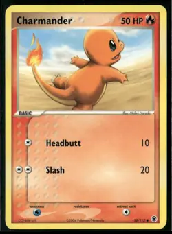 Pokemon FireRed & LeafGreen #58/112 Charmander - 058/112 Common, Lightly played - Image 1