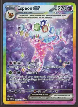 Espeon EX 155/131 - Prismatic Evolutions Special Illustration Rare Pokemon TCG - Image 1