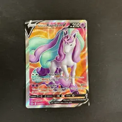 Galarian Rapidash V Full Art 167/198 Chilling Reign Pokemon TCG - Image 1