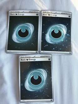 Pokemon TCG 151 - 3x Holo Darkness Energy - Galaxy Cosmo Foil Variant - Image 1