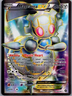 Magearna EX 110/114 XY - Steam Siege - Pokemon Card - NM - Image 1
