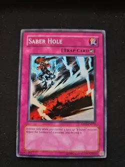 Saber Hole ABPF-EN073 Yu-Gi-Oh! Card Super Rare Unlimited Edition - Image 1