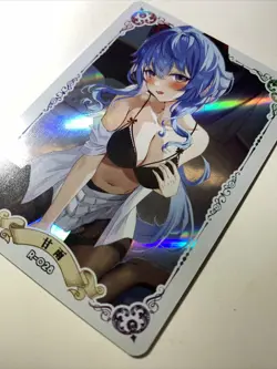 Sexy GanYu Genshin Impact Hot R 28 ACG Goddess Waifu Card Girl Holo Doujin Anime - Image 3