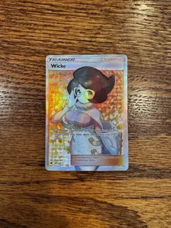 Pokemon Card - Wicke (Full Art) SM - Burning Shadows 147/147 Ultra Rare - Image 1