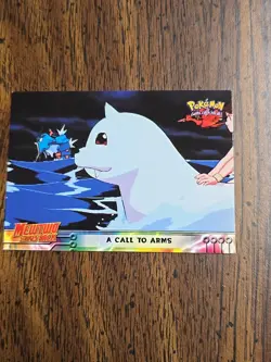 A CALL TO ARMS #16 Topps Pokemon Card Mewtwo Strikes Back - Image 1