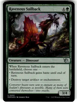 FOIL MTG Ravenous Sailback March of the Machine Regular - Image 1