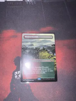 MTG Wooded Foothills (Borderless) Modern Horizons 3 Regular - Image 1