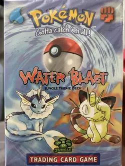 1x Water Blast Theme Deck Nm-mint Product - Pokemon 742818060691 - Image 1
