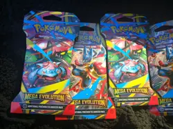 Pokemon Mega Evolutions Sleeved Booster Packs - 5 Full Art Set Collection Sealed - Image 2