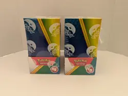2x Pokemon Destined Rivals Dollar Tree Sleeved Pack Display (see pics & descrip) - Image 1