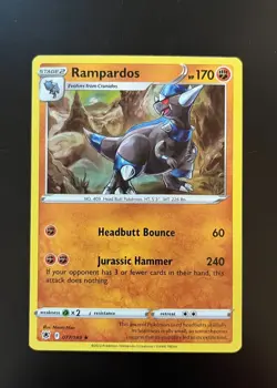 Rampardos 077/189 Pokemon TCG Astral Radiance Reverse Holo Rare - Image 1