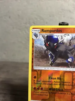 Rampardos 65/156 Sm-Ultra Prism Reverse Holo-Vintage-Pokemon TCG-Fast Ship-LP!! - Image 2