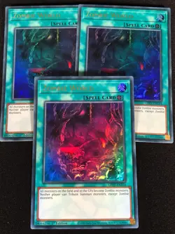 Yugioh Zombie World GFP2-EN154 Ultra x3 1st (NM) - Image 1