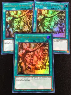 Yugioh Secret Village of the Spellcasters MAMA-EN083 1st Ultra x3 (NM) - Image 1