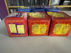 23K Gold Plated Trading Card Burger King Pokemon Ball Blue & Red 6 SEALED NEW - Image 2