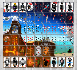 Pipmen World Full Art Edition Playing Cards by Elephant Playing Cards - Image 3