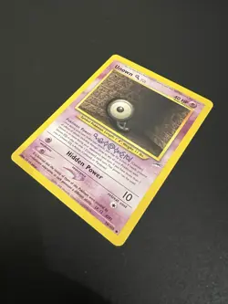 Unown Q 59/105 Neo Destiny Unlimited 2002 Pokemon Card Uncommon NM - Image 3