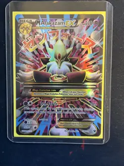 Pokemon Mega Alakazam EX 118/124 Full Art Ultra Rare Card XY Fates Collide - Image 1