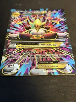 Pokemon Mega Alakazam EX 118/124 Full Art Ultra Rare Card XY Fates Collide - Image 4