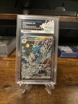 ACE 10 Gem Mint Kingdra ex 131 Promo Cards Illustration Rare (Not PSA) - Image 1