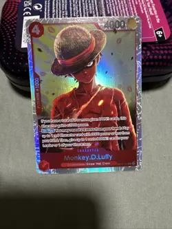 Monkey D. Luffy OP12-015 SR Legacy of the Master - ONE PIECE Card Game ENGLISH - Image 1