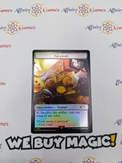MTG | Treasure Token (1507) | SLD | Foil | Light Played | English - Image 1