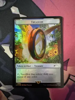Treasure Token 2094 (Rainbow FOIL) 2094 | NM FOIL | SLD Magic MTG - Image 1