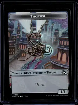 Servo 8 / Thopter 9 - Token - Foil - DFT - NM - MTG Magic the Gathering - Image 2