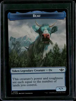 Treasure 18 / Beau 6 - Foil - Token - OTJ - NM - MTG Magic The Gathering - Image 2