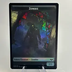 Zombie Human Soldier Double-Sided Token - Innistrad: Crimson Vow - Foil - Image 1