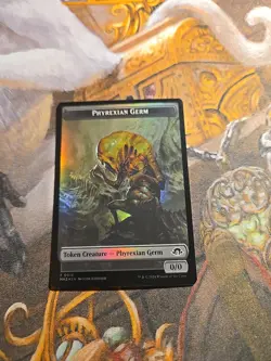 Phyrexian Germ / Whale Token Foil MTG MH3 - Pack Fresh - - Image 1