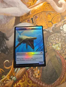 Phyrexian Germ / Whale Token Foil MTG MH3 - Pack Fresh - - Image 2