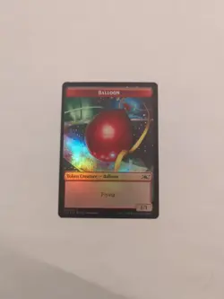 Clown Robot (002) Balloon (007) *FOIL* Double-sided Token Unfinity NM MTG - Image 2