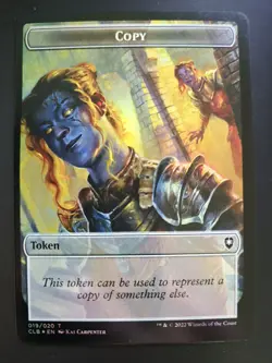 Copy Token - Treasure Token NM FOIL Commander Legends: Baldur's Gate MTG - Image 1