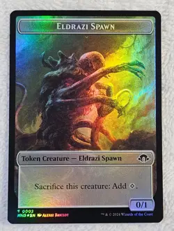 MTG Eldrazi Spawn Insect FOIL Double-Sided Token Modern Horizons 3 NM - Image 3
