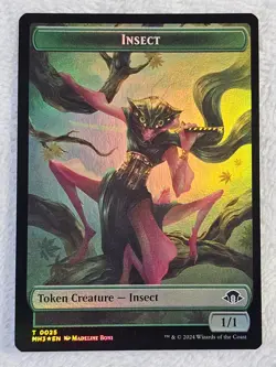 MTG Eldrazi Spawn Insect FOIL Double-Sided Token Modern Horizons 3 NM - Image 4