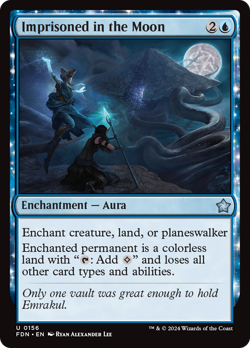 Imprisoned in the Moon [Foundations] Magic MTG - Image 1